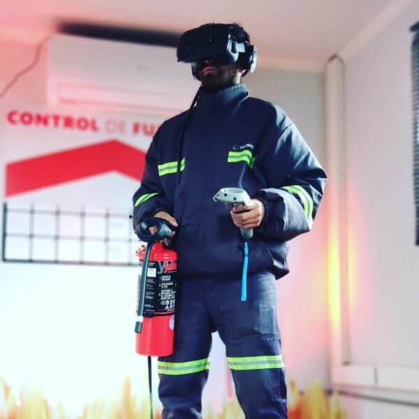 control de fuego realidad virtual