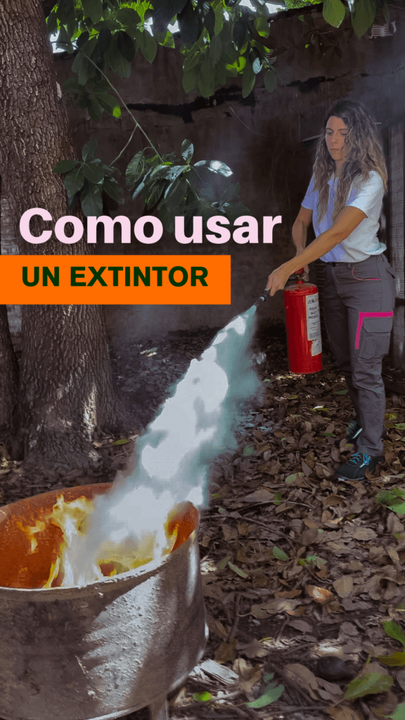 Cómo usar un extintor