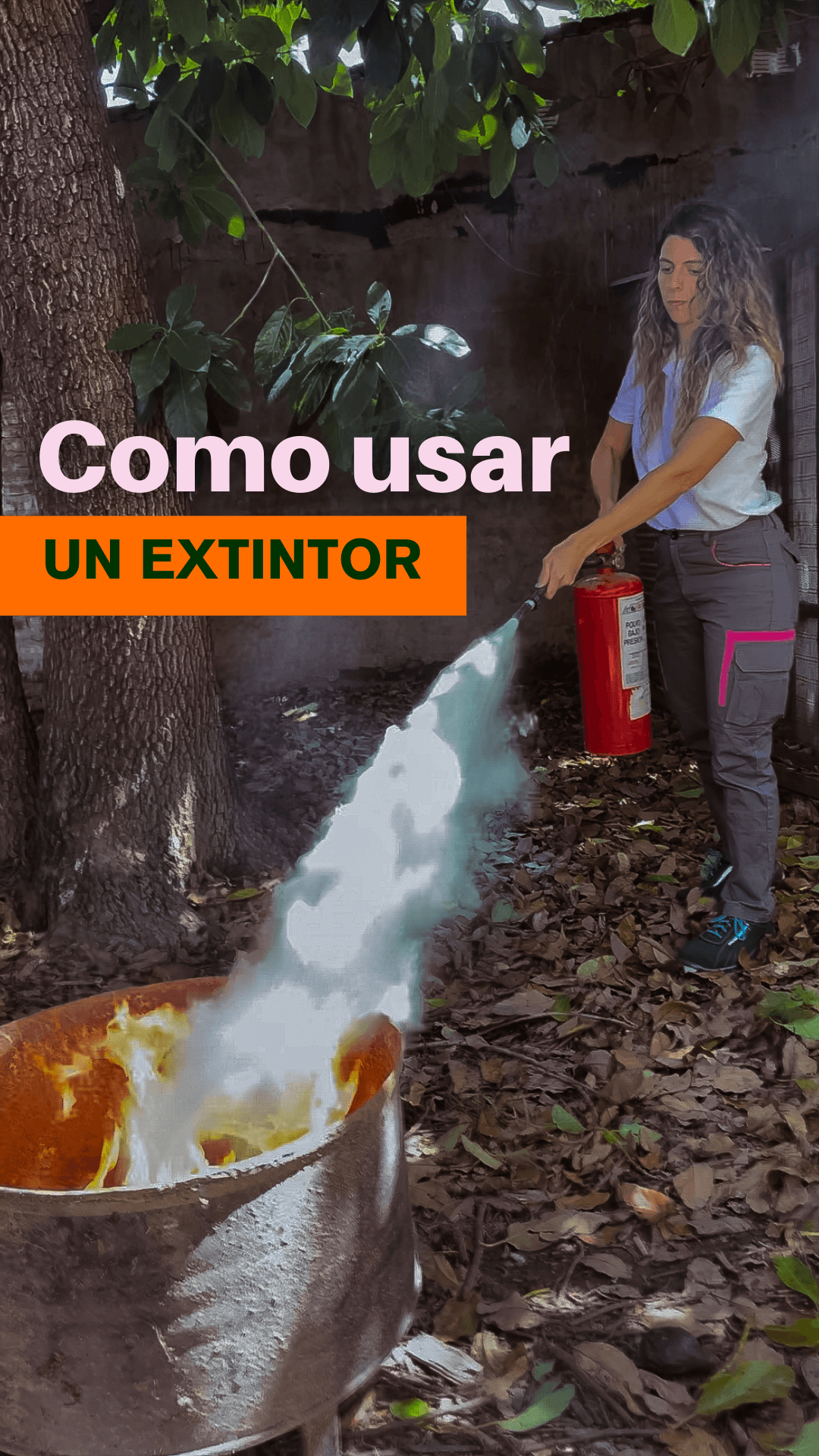 Cómo usar un extintor