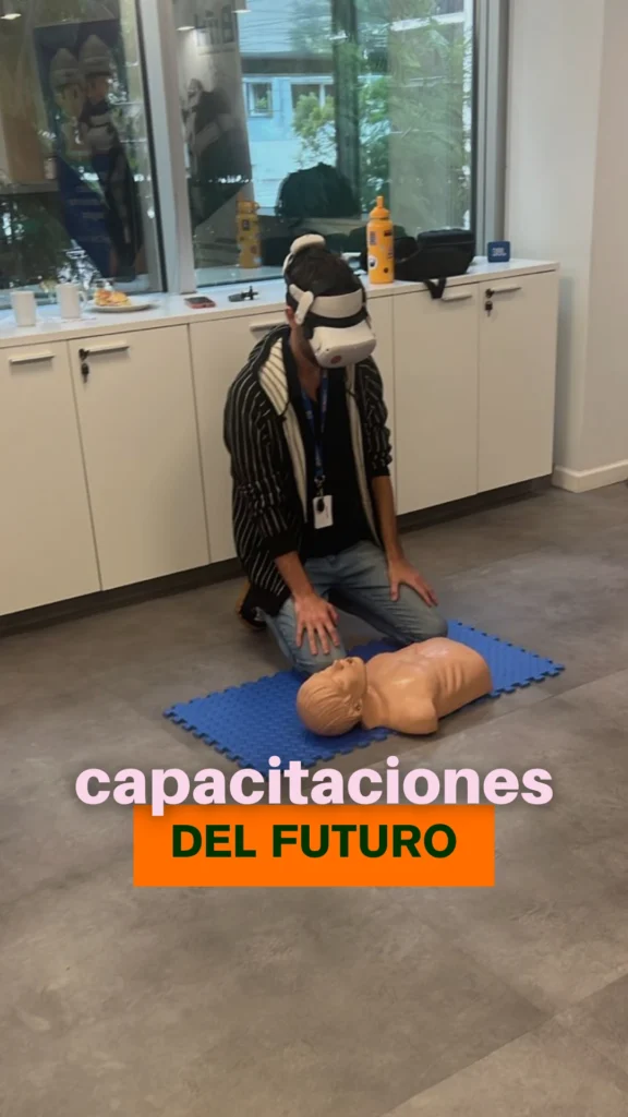 capacitación con realidad virtual