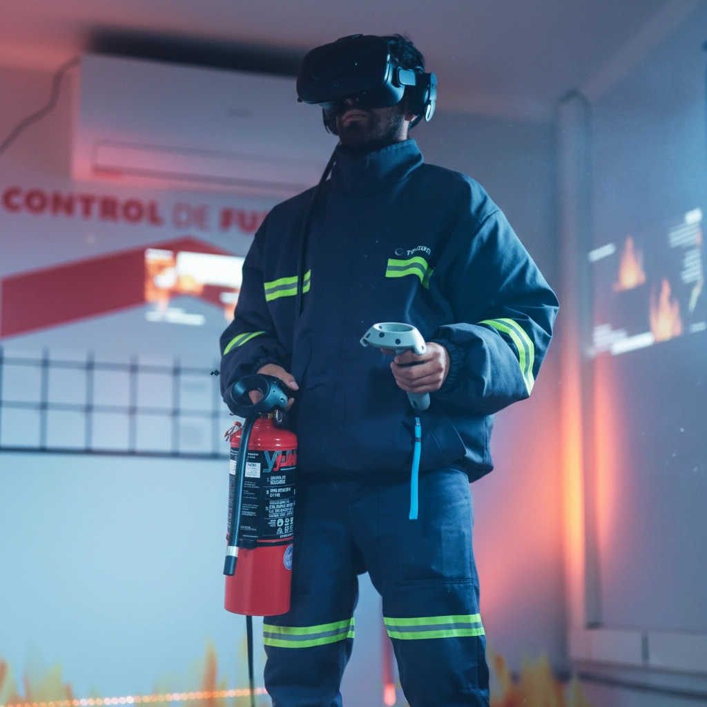 control de fuego realidad virtual