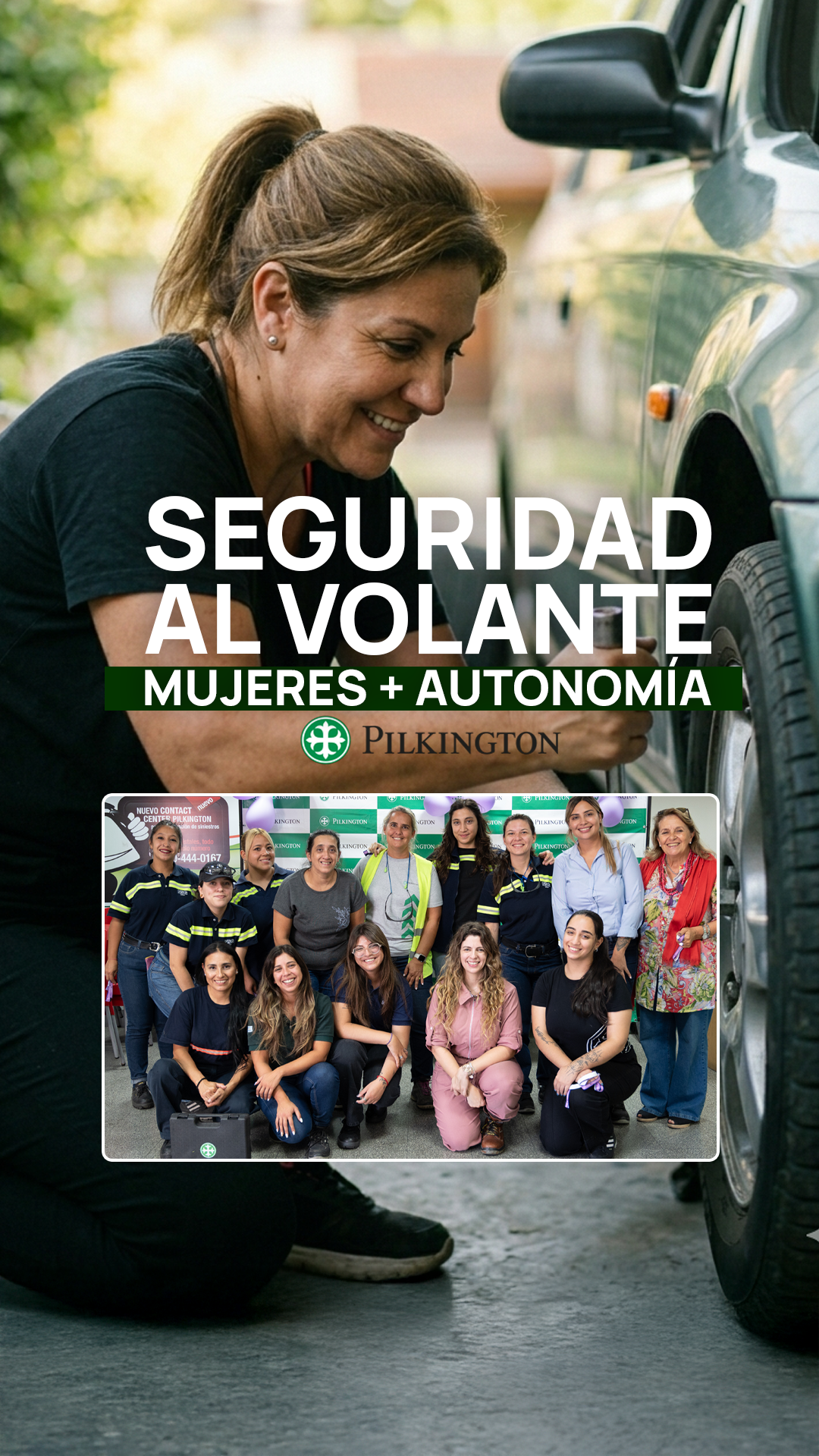 capacitación seguridad vial mujeres revisión vehículo práctica