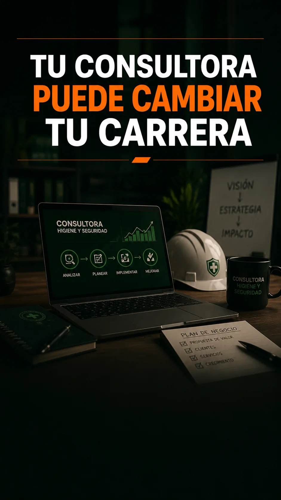 Portada de blog sobre crear una consultora de higiene y seguridad como camino profesional